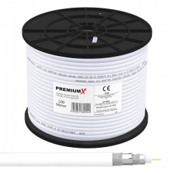 CABLE COAXIAL TV 100M