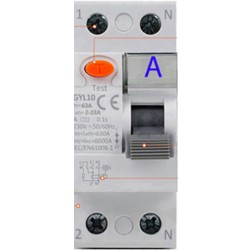 DISJONCTEUR DIFFERENTIEL 63A 20MA A